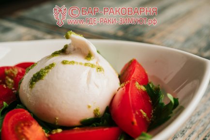 Меню ресторана раков